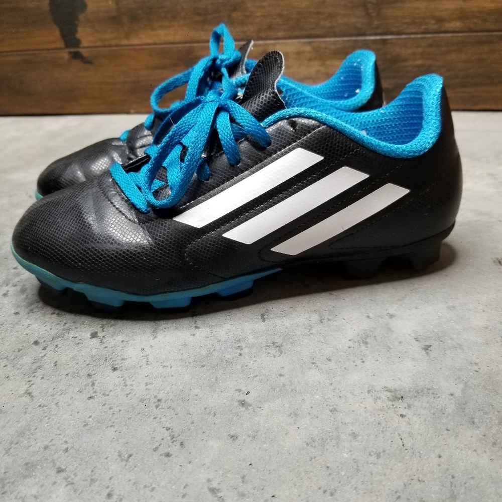 ADIDAS | Soccer Cleats Black Blue Teal Kids